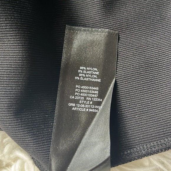 TEN by Babaton black dress cross straps halter size Odeon Dress xs - Picture 5 of 8